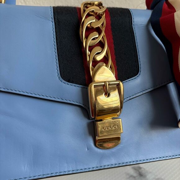 Gucci Sylvie Leather Shoulder Bag - Picture 13 of 16